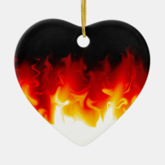 Gift from Hell in fire Ceramic Tree Decoration