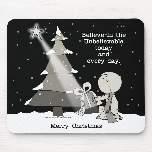 Gift Giver-Merry Christmas Mouse Pad (Front)