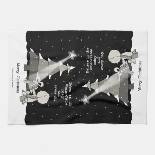 Gift Giver-Merry Christmas Tea Towel