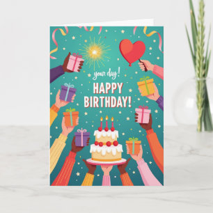 Gift Giving Birthday Card