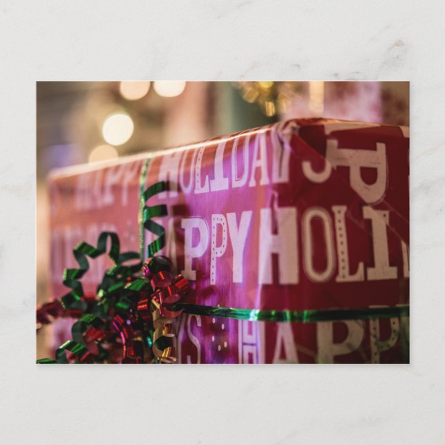 Gift Giving Holiday Postcard (Front)