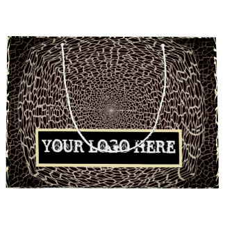 GIFT GOLDEN_ BLACK_BROWN  LARGE GIFT BAG
