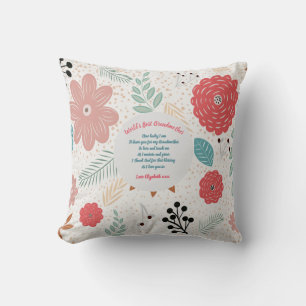 GIFT - Grandma Poems From Grandchildren - CUSTOM Cushion