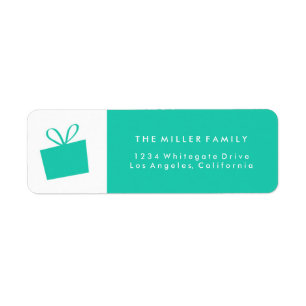 Gift Holiday/Christmas Address Label