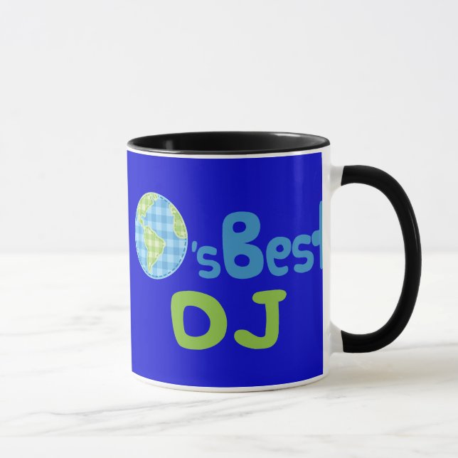 Gift Idea For Dj (Worlds Best) Mug (Right)