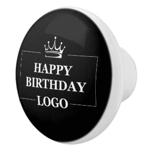 Gift Idea, Personalised Birthday Custom Template Ceramic Knob