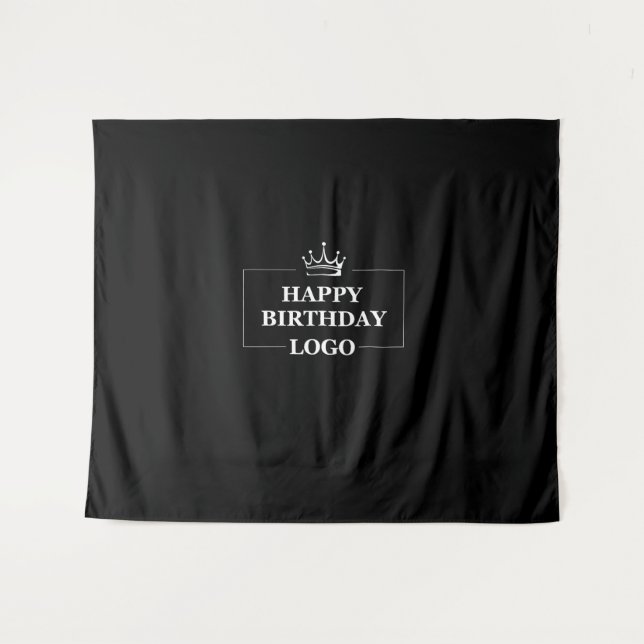 Gift Idea, Personalised Birthday Custom Template Tapestry (Front (Horizontal))