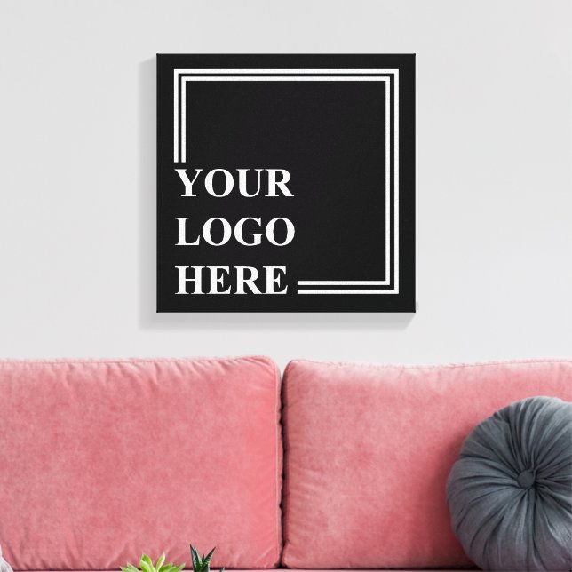 Gift Idea, Personalised Birthday Present Template Canvas Print (Insitu(LivingRoom))