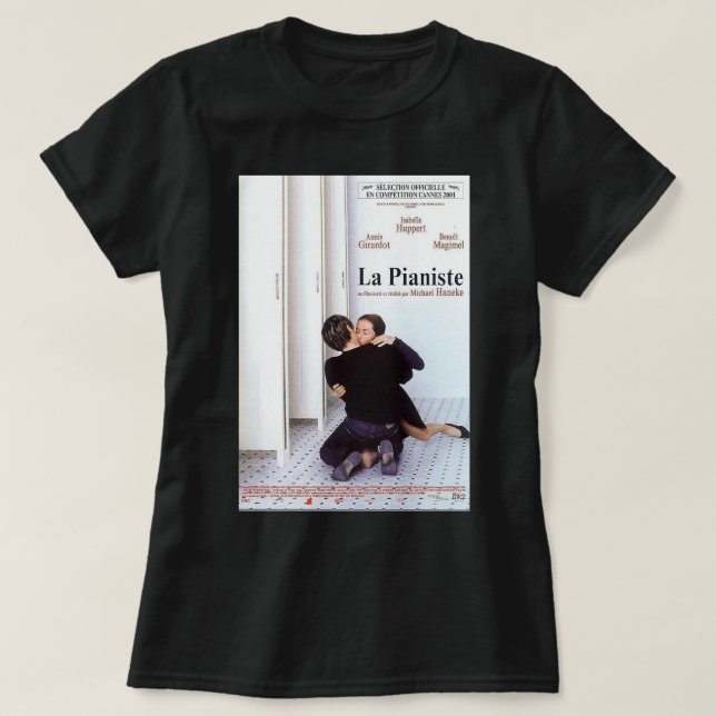 Gift Idea The Piano Teacher Michael Haneke Movie T-Shirt (Design Front)
