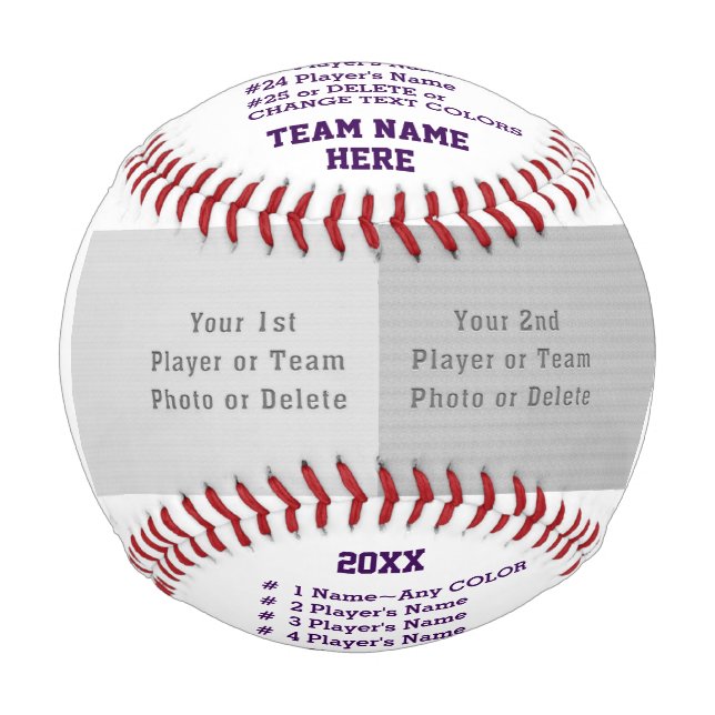 Gift Ideas for Senior Night Baseball Players,  (Front)