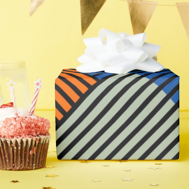 Gift Ideas Fun Artsy Colours Wrapping Paper (Birthday Party)