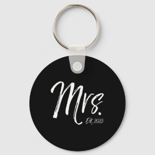 Gift Just Married Anniversary Idea Wedding Mrs. Es Key Ring