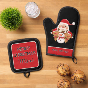Gift! Kitchen Essentials for Mimi Oven Mitt & Pot Holder Set