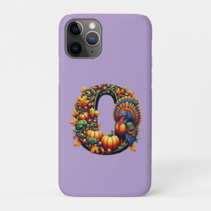 Gift letter o Thanksgiving style  Case-Mate iPhone Case