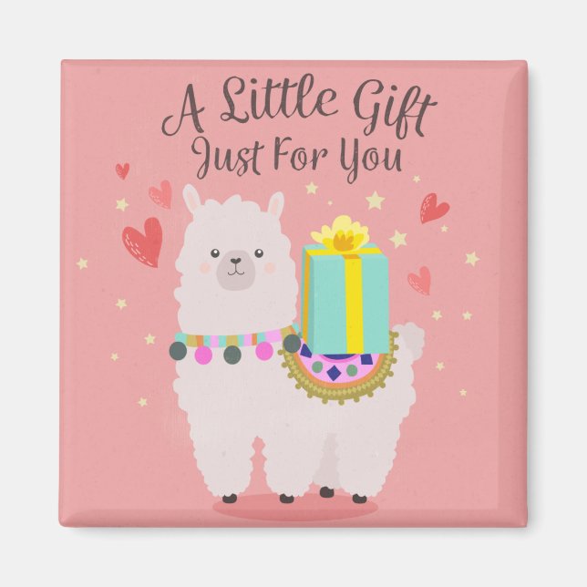 Gift Llama Magnet (Front)