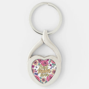 Gift Luxury Floral Modern Collection Key Ring
