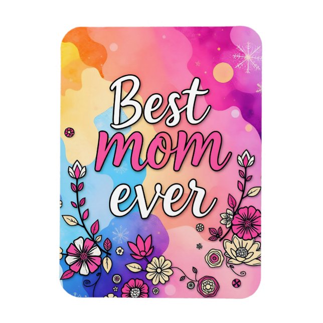 Gift Luxury Floral Trendy Collection Magnet (Vertical)