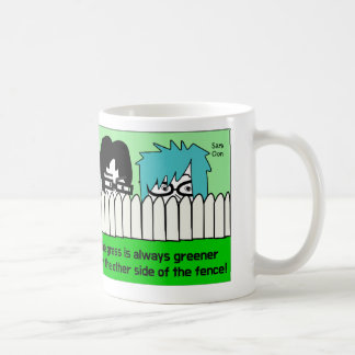 gift mug with fun Korean proverb