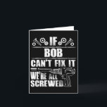Gift Name Fix It Funny Birthday Personalised Dad I Card<br><div class="desc">Gift Name Fix It Funny Birthday Personalised Dad Idea</div>