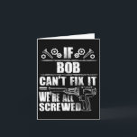 Gift Name Fix It Funny Birthday Personalised Dad I Card<br><div class="desc">Gift Name Fix It Funny Birthday Personalised Dad Idea</div>