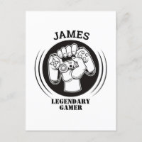 Gift Name Personalised Funny Gaming Geek Birthday