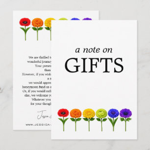🌈 Gift Note LGBTQ Flourish Together Enclosure Card