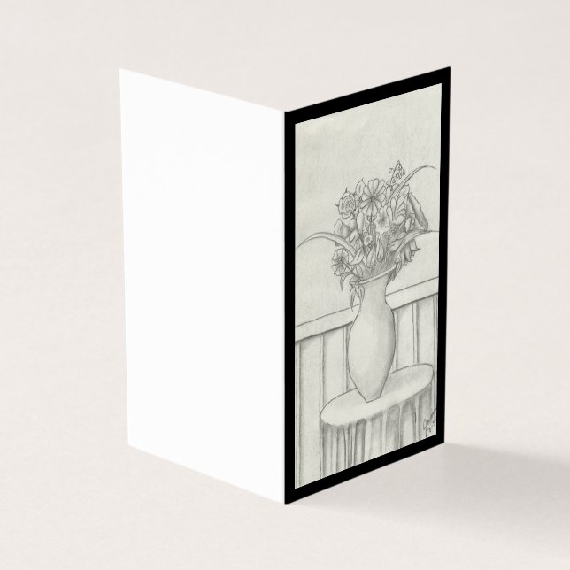 Gift of Flowers - Black (Outside)