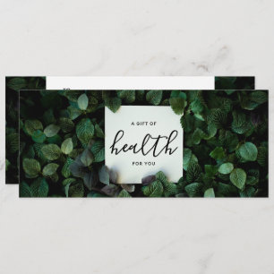 Gift Of Health Chiropractic Care Gift Certificate