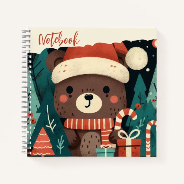  Gift of Joy – Santa Bear’s Holiday Delivery Notebook (Front)