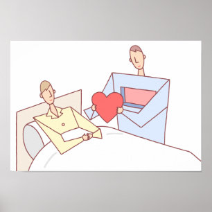 Gift of love. Heart transplant. Poster