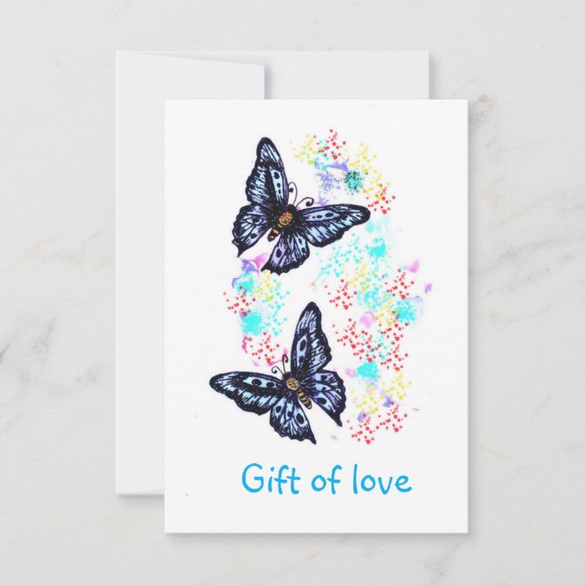 Gift of love thank you card (Front)