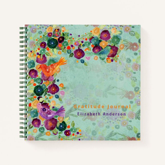 Gift of Thanks Custom GRATITUDE Journal BUDGET (Front)