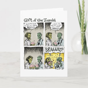 Gift of the Zombi Holiday Card