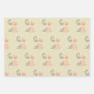 gift paper abstract motives