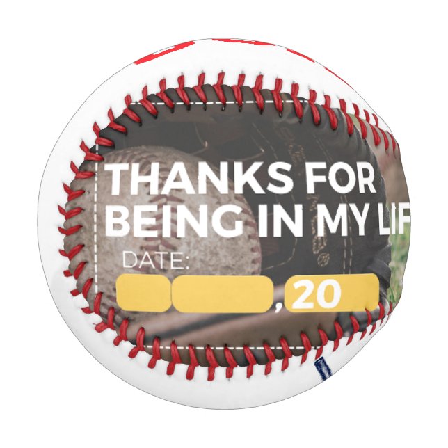 Gift Script Custom Baseball (Front Left)