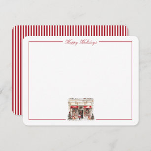 Gift Shop Christmas Personalised Stationery Card
