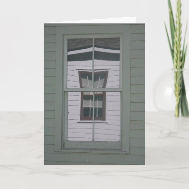 "Gift Shop & Library Windows” Get Well Card (Front)
