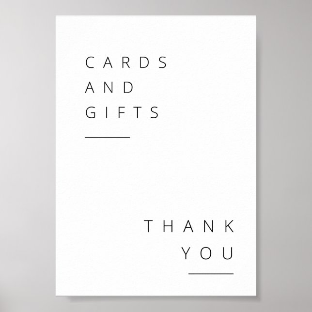 Gift Table Sign (Front)