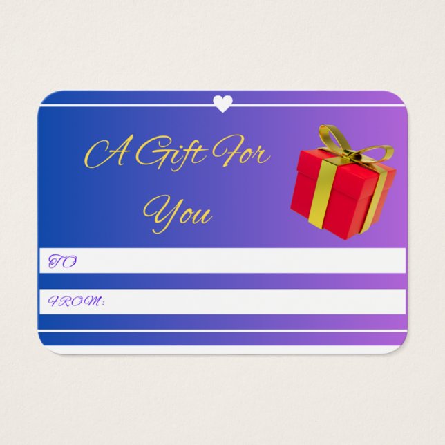 gift tag (Front)