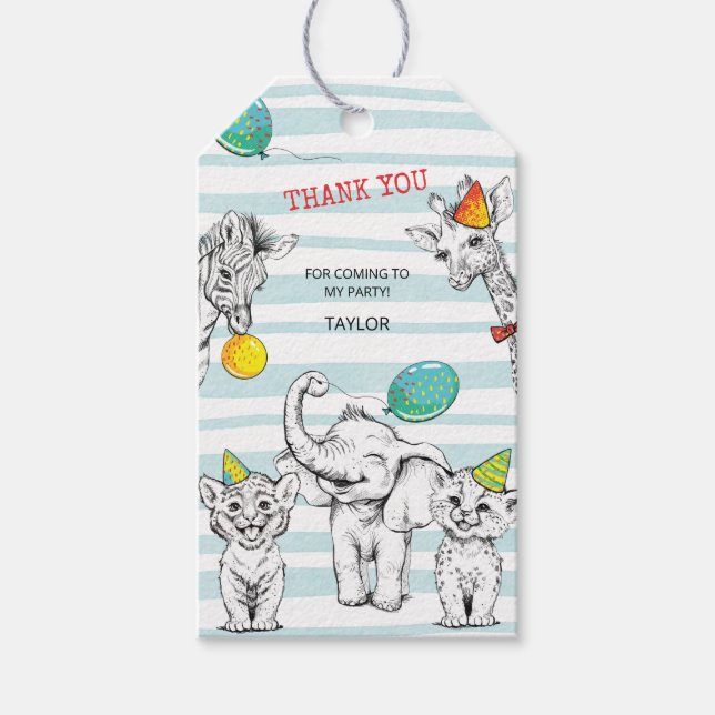 Gift Tag 5th Anniversary Party  (Front)