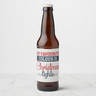 Gift Tag Beer Bottle Label