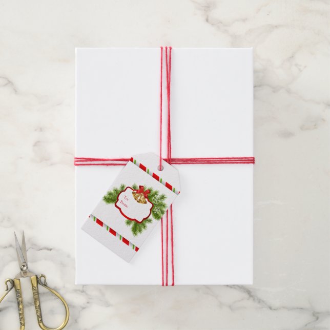 Gift Tag-Christmas  Gift Tags (With Twine)