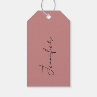 Gift Tag for a Bridal Shower With Name.