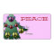 Gift Tag Label Template To/From Christmas Tree