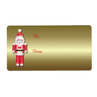 GIFT TAG NUTCRACKER by SHARON SHARPE