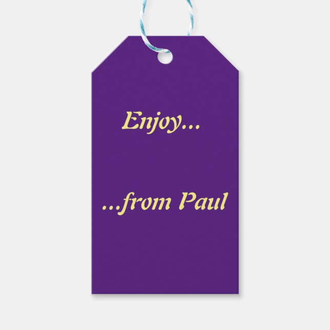 Gift Tag Template (Front)