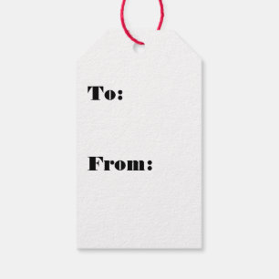 Gift Tag Template