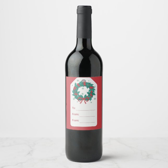 Gift Tag Wine Label (Front)