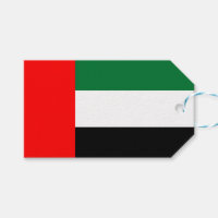 Gift Tag with Flag of UAE