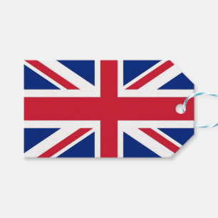 Gift Tag with Flag of United Kingdom
